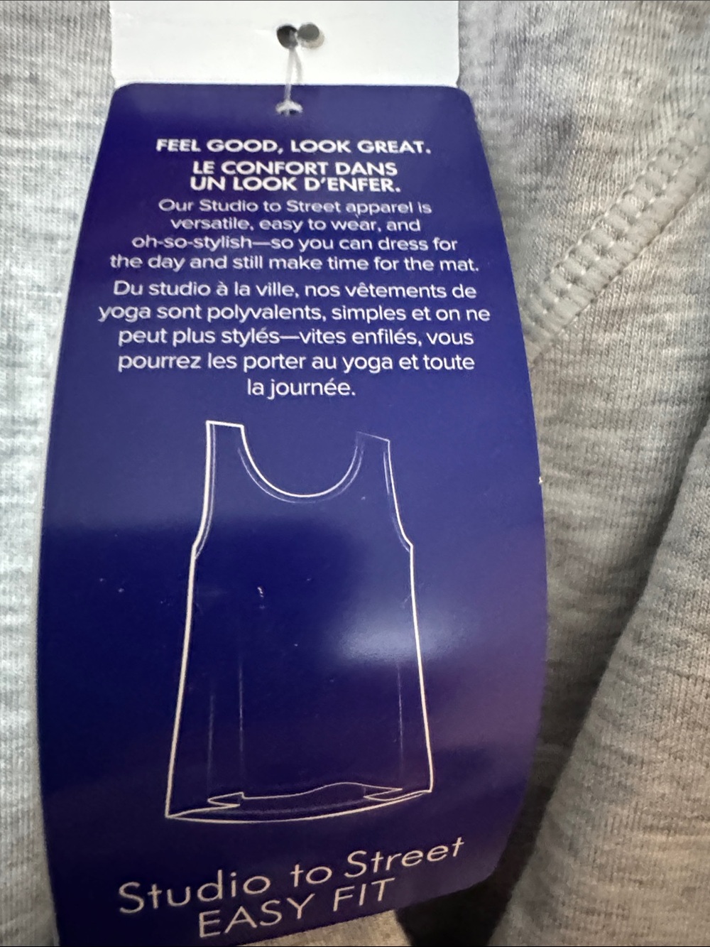 NWT GAIAM Relax Wrap Gray Hooded Open-Front Cardigan Large - Picture 5 of 7